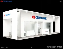10x40 Inline booth design by Pro-X Exhibits